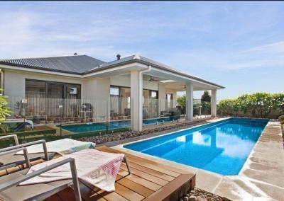 Fibreglass Pool Tranquility Range Lap Pool Colour Blue Spice