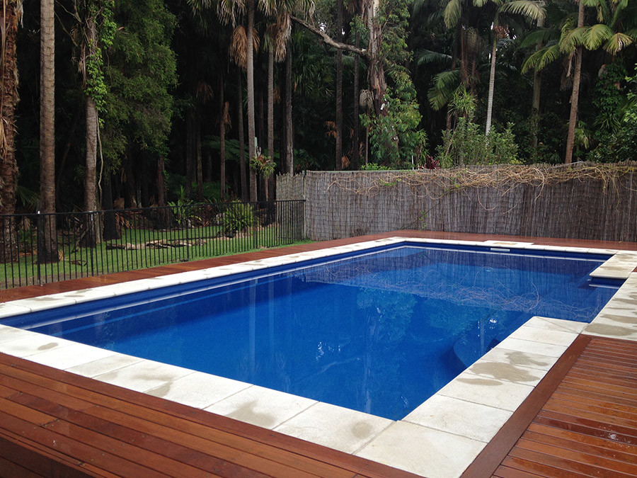 Fibreglass Pool by Tranquility Cosmo Range in Dark Blue Colour