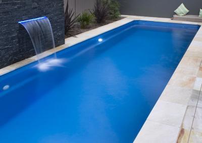 Fibreglass Pool Tranquility Range Lap Pool Colour Crystal Sapphire