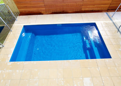 Fibreglass Pool Masterbuilt Avanti Range Colour Light Blue
